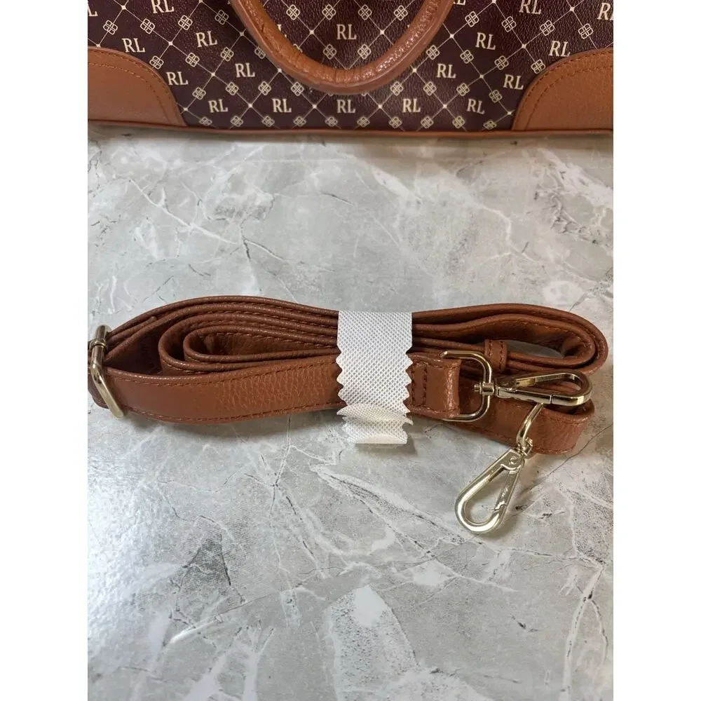 Danbury Mint Women's‎ Leather Purse WITH Shoulder Strap Personalized RL